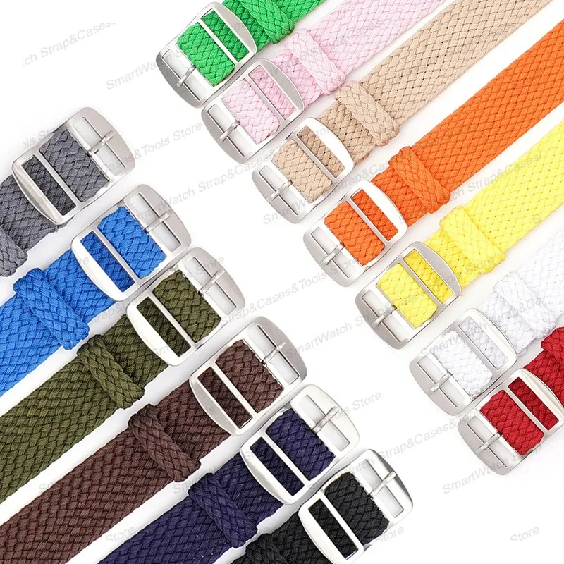 14mm 16mm 18mm 20mm 22mm Perlo - Perlon Strap Woven review and price