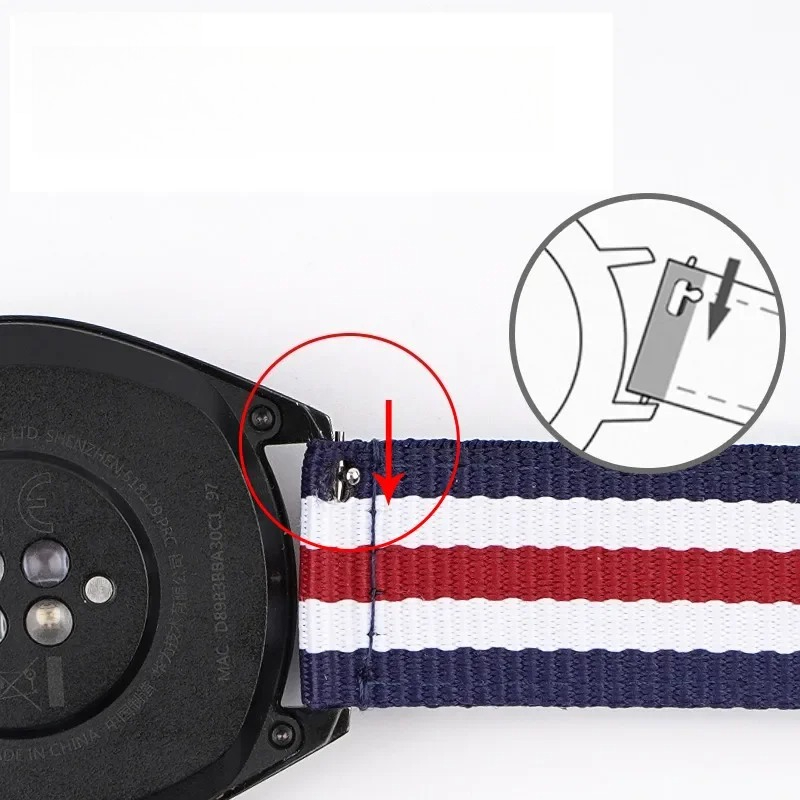 Nylon Watch Strap 20mm 22mm Qu - Canvas Strap Watch review and price