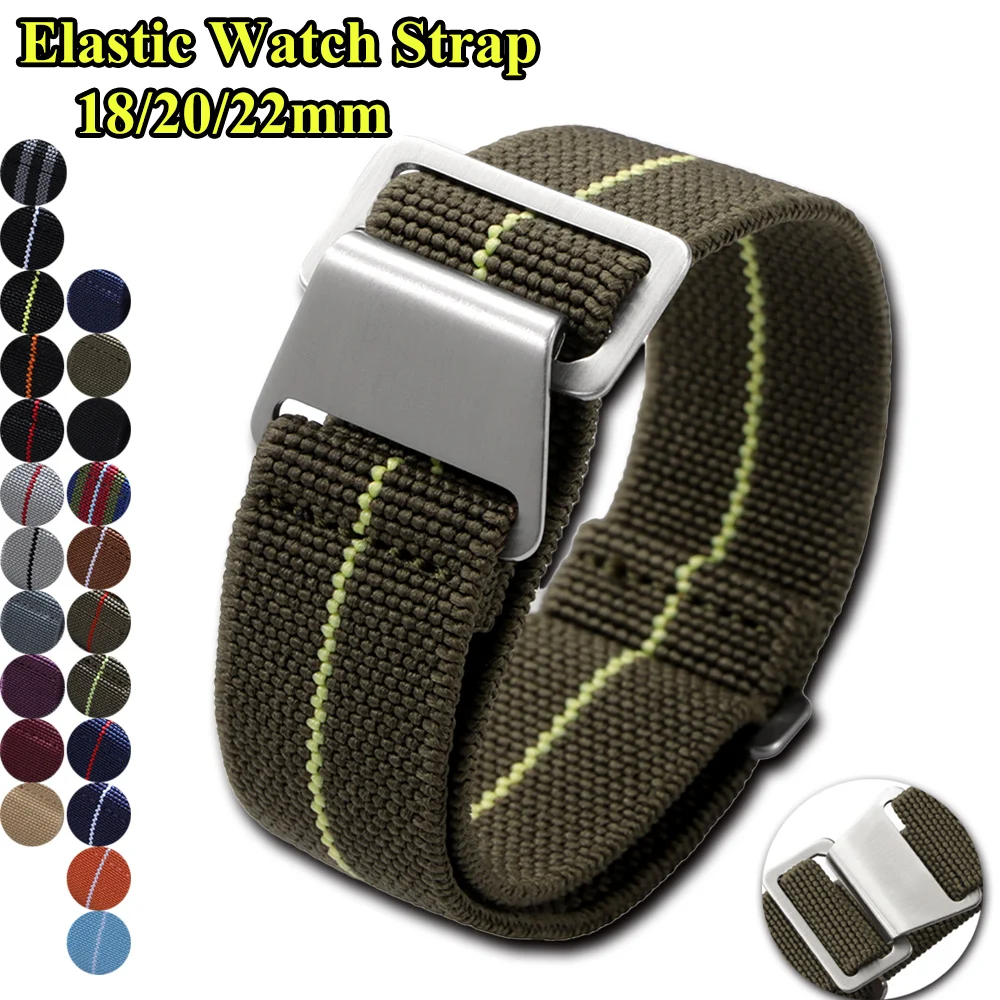 Elastic Watch Strap 18mm 20mm  - Nato Strap Nylon review and price