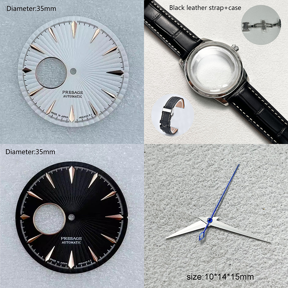 NH38 35mm S Logo Dial Presage  - Seiko Watch Presage review and price