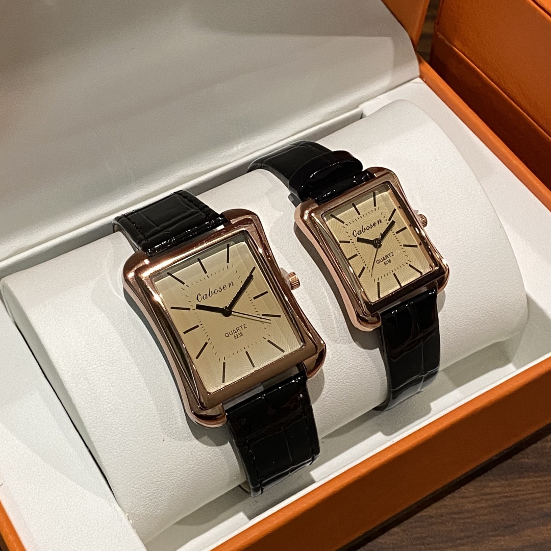 Couple Watch Quartz Movement B - Leather Watch Band Men review and price