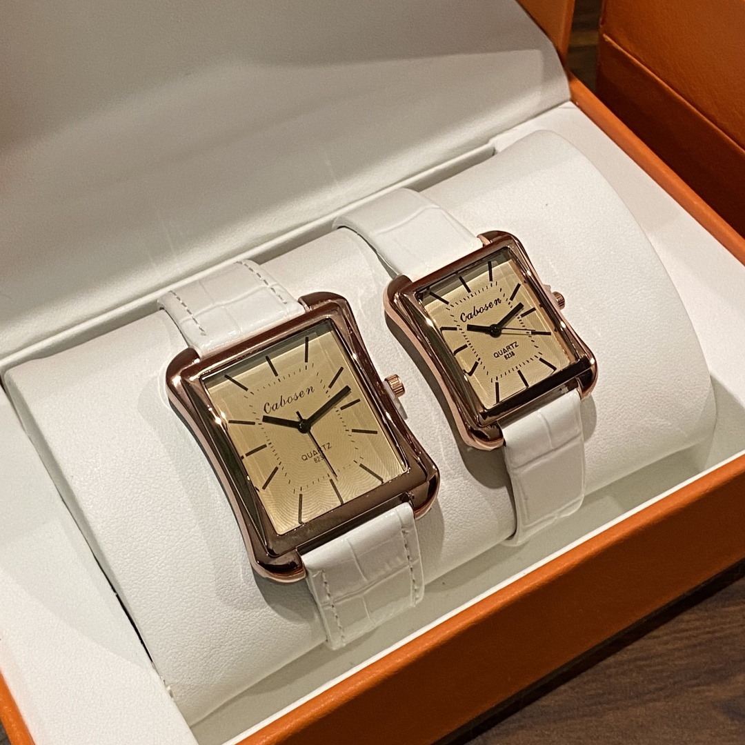 Couple Watch Quartz Movement B - Leather Watch Band Men review and price