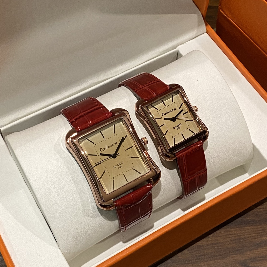 Couple Watch Quartz Movement B - Leather Watch Band Men review and price
