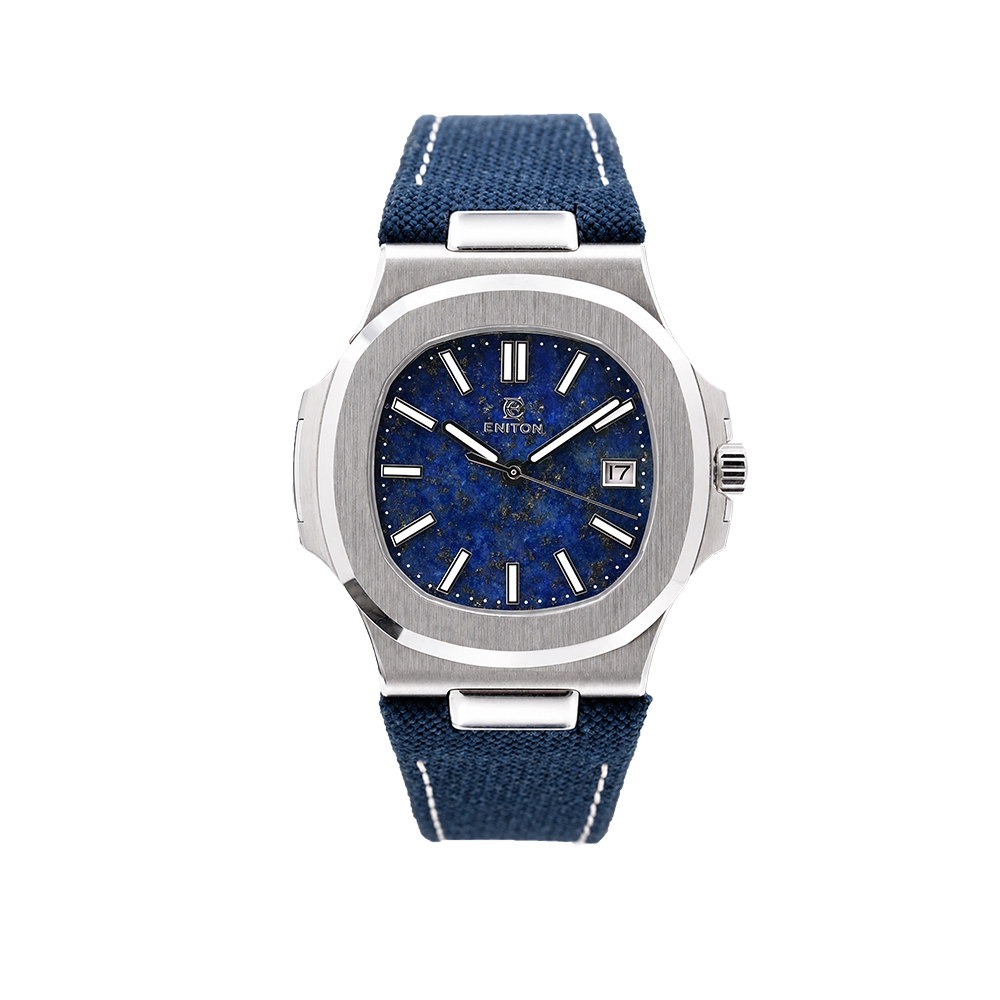 ENITON 38mm Stone Dial Composi - Canvas Strap Watch review and price