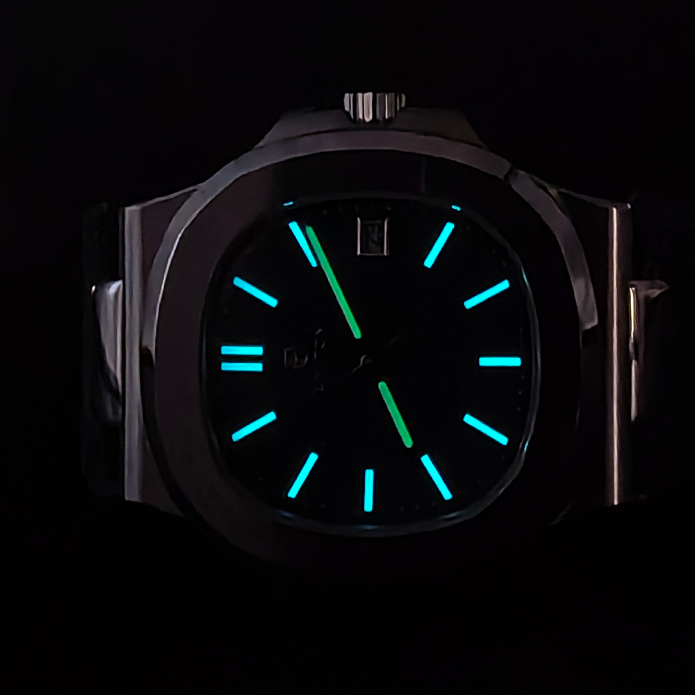 ENITON 38mm Stone Dial Composi - Canvas Strap Watch review and price
