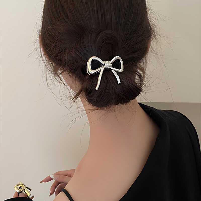 Korean Exquisite Metal Bow Hai - Silicone Band Women review and price