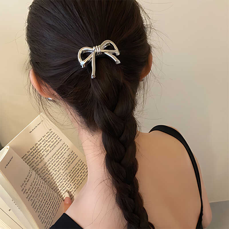 Korean Exquisite Metal Bow Hai - Silicone Band Women review and price