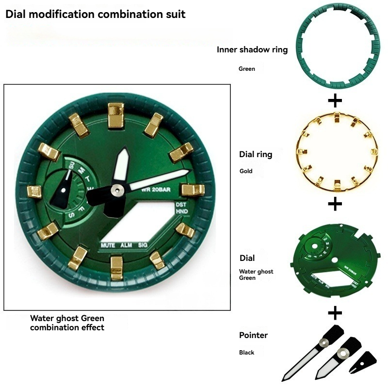GA2100 Combination suit MOD Ki - Casio Watch G-Shock Ga-2100 review and price