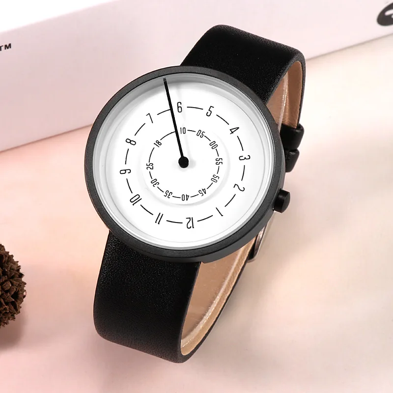 2020 Creative Watches Fashion  - Leather Watch Band Men review and price