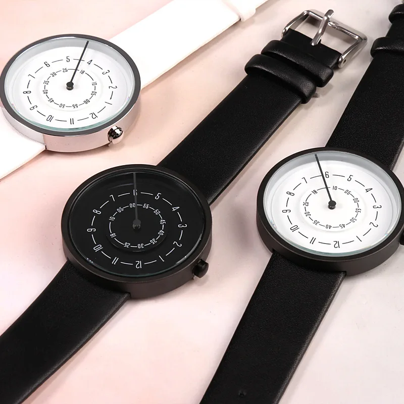 2020 Creative Watches Fashion  - Leather Watch Band Men review and price