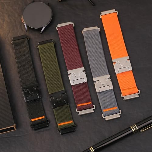 20mm 22mm band For Amazfit bip - Parachute Strap Elastic review and price